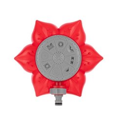 Дощувальний пристрій восьмипозиційний на базі "квітка", для восьми різних площ поливу INTERTOOL GE-0072