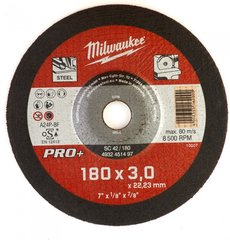 Диск відрізний по металу MILWAUKEE, SCS 42/180х3 PRO+