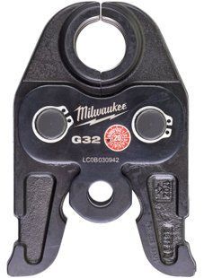 Пресс-кліщі змінні для опресовування труб MILWAUKEE, J18-G32
