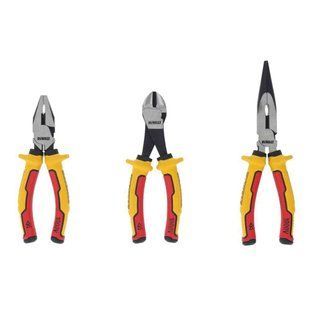 Набор из трех шарнирно-губцевых инструментов LASER HARDENED VDE 1000V DeWALT DWHT82811-0