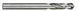Свердло по металу HSS-G MILWAUKEE DIN1897, діаметр 2,0х38х10мм, скорочене, (10шт), пластикова коробка