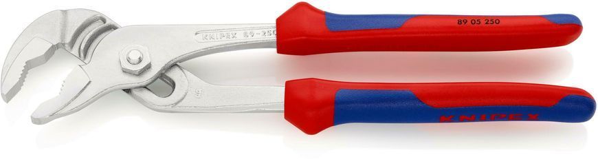 Кліщі сантехнічні переставні, діаметр 34мм KNIPEX 89 05 250, хромовані