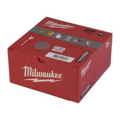 Сітка шліфувальна PG Mesh HL MILWAUKEE, &Oslash;150мм, зерно 240, (50шт)