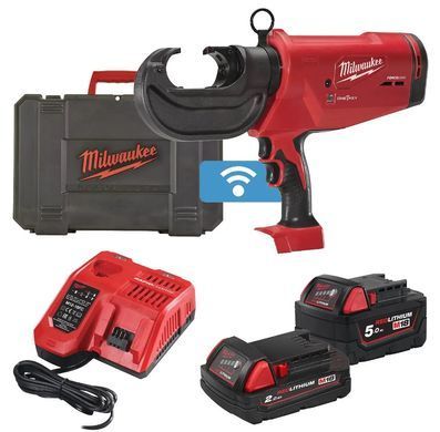 Обжимник гідравлічний акумуляторний для кабелів MILWAUKEE, M18 HCCT109/42-522C (+ЗП,1ак.Х2Аг,1ак.Х5Аг,кейс)