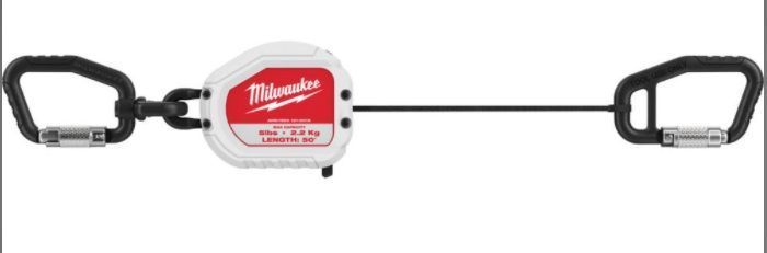 Строп страхувальний QUICK-CONNECT MILWAUKEE, що самовтягується, для електроінструменту вагою до 2,2 кг