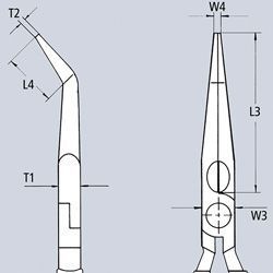 Плоскогубцы механика хромированные 200 мм Knipex 38 25 200