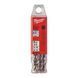 Свердло по металу HSS-G MILWAUKEE DIN1897, діаметр 4,0х55х22мм, скорочене, (10шт), пластикова коробка