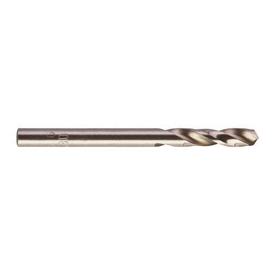 Свердло по металу HSS-G MILWAUKEE DIN1897, діаметр 4,8х62х26мм, скорочене, (10шт), пластикова коробка