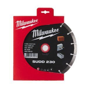Диск алмазний MILWAUKEE SUDD 230, &Oslash;230мм