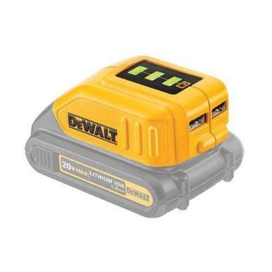Ліхтар світлодіодний акумуляторний + USB адаптер DeWALT DCL040+DCB090