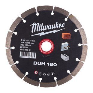 Диск алмазний MILWAUKEE DUH 180, &Oslash;180мм