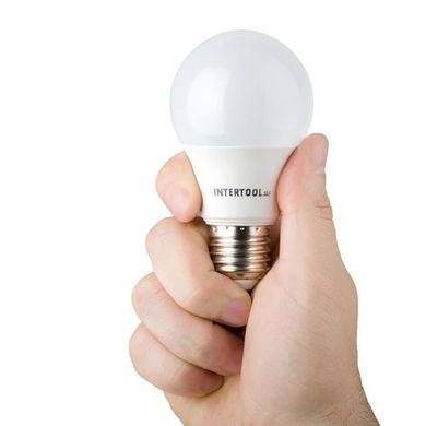 Светодиодная лампа LED 10 Вт, E27, 220 В INTERTOOL LL-0014