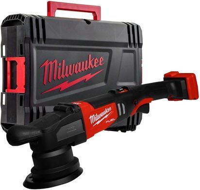 Машина полірувальна ексцентрикова акумуляторна MILWAUKEE, M18 FUEL FROP15-0X, &Oslash;125мм, (HD кейс)