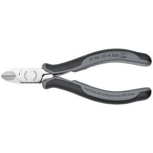 Кусачки бокові для електроніки KNIPEX 77 02 135 H ESD