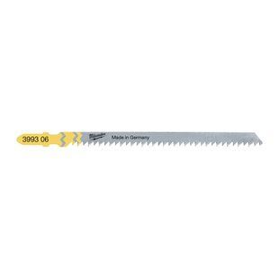 Полотна для лобзика T301CD MILWAUKEE, 105мм/ крок зуба 3,0мм, (5шт), (деревина, чистий різ)