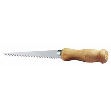 Ножовка по гипсокартону узкая длиной 152 мм с деревянной рукояткой STANLEY 0-15-206