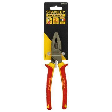 Плоскогубці електрика MaxSteel VDE 1000V комбіновані довжиною 200 мм STANLEY 0-84-002