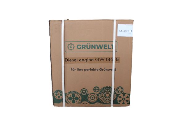 Дизельный двигатель GrunWelt GW186FВ (Шлиц)