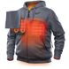 Куртка (толстовка) з електропідігрівом акумуляторна MILWAUKEE, M12 HH GREY3-0 (M), сіра