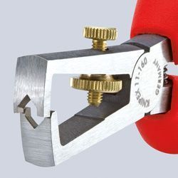 Инструмент для удаления изоляции фосфатированные, черного цвета 160 мм Knipex 11 01 160