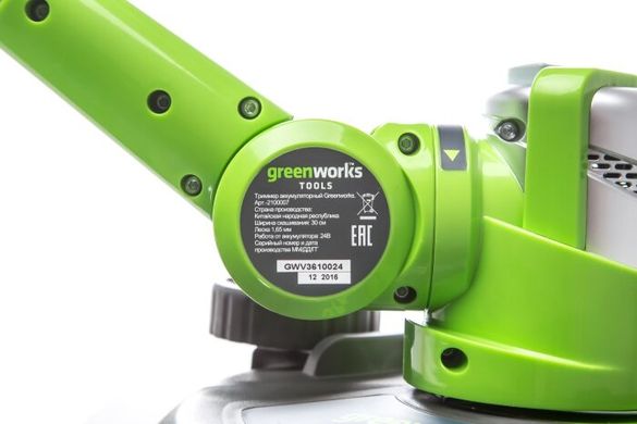 Триммер аккумуляторный Greenworks G24LT30M без АКБ и ЗУ
