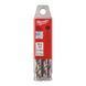 Свердло по металу HSS-G MILWAUKEE DIN1897, діаметр 8,0х79х37мм, скорочене, (5шт), пластикова коробка
