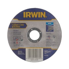 Отрезной диск Irwin Pro Ø125 мм. Толщина 1мм. Для металла.