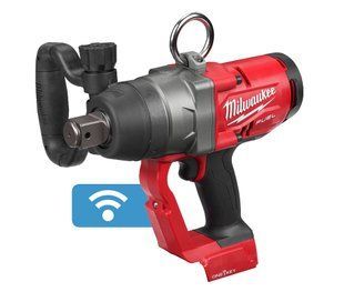 Гайковерт акумуляторний безщітковий 1'' MILWAUKEE, M18 ONEFHIWF1-0X, 2400Нм, з кільцем (каркас, HD кейс)