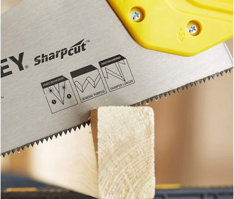 Ножівка SHARPCUT ™ довжиною 550 мм для поперечного та поздовжнього різу STANLEY STHT20372-1