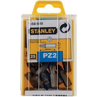 Бита с шестигранным хвостовиком 1/4&rdquo; под шлиц Pz2 длиной 25 мм STANLEY 1-68-949