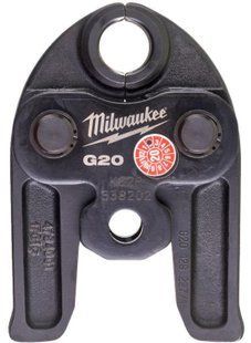 Прес-кліщі змінні для обтиску труб MILWAUKEE, J12-G20 (для M12 HPT, M12 ONEHPT)