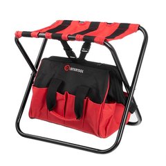 Складаний стілець з сумкою, універсальний до 90 кг, 420*310*360 мм INTERTOOL BX-9006