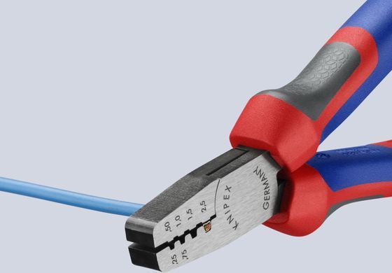 Інструмент для обжиму контактних гільз KNIPEX 97 62 145 A