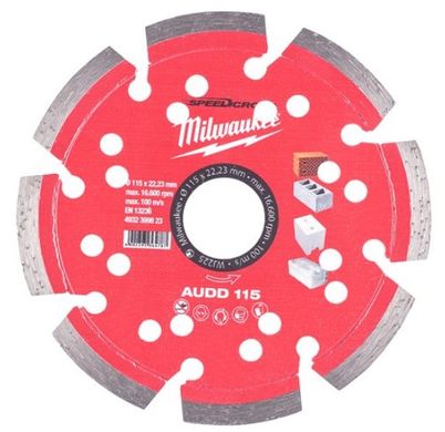Алмазный диск AUDD 115 Milwaukee (1 шт)