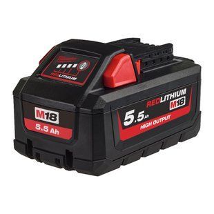 Аккумулятор MILWAUKEE M18 HB5.5/5.5 Ач HIGH OUTPUT&trade; 4932464712