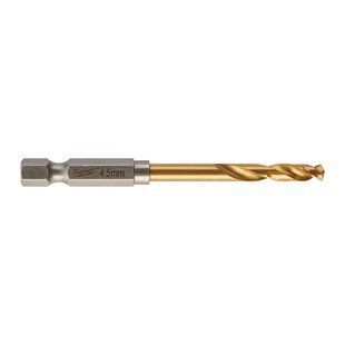 Свердло по металу RedHEX HSS-G TiN MILWAUKEE, діаметр 4,5 мм