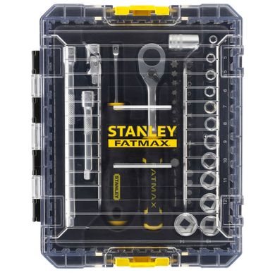 Набор головок торцевых 1/4 FATMAX® Maxi Drive, шестигранных, 48 предметов STANLEY FMMT98101-0
