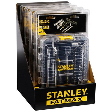 Набір торцевих головок 1/4 FATMAX® Maxi Drive, шестигранних, 48 предметів STANLEY FMMT98101-0