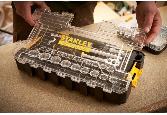 Набір торцевих головок 1/2 FATMAX&reg; Maxi Drive, шестигранних, 26 предметів STANLEY FMMT98103-1