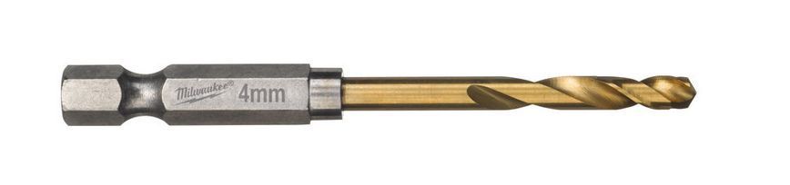 Свердло по металу RedHEX SHOCKWAVE HSS-TiN MILWAUKEE, діаметр 4,0х71,5х26мм, (2шт)