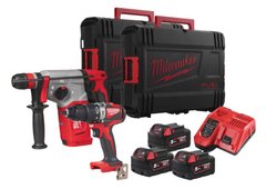 Набір аккумуляторних інструментів Milwaukee M18BLPP2C2-503X, 4933492527