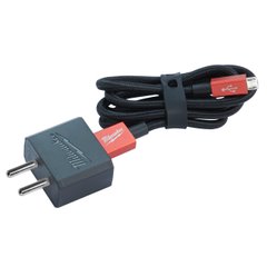 Зарядний пристрій Micro-USB MILWAUKEE, QUSB, 220В
