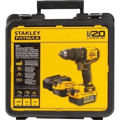 Дрель-шуруповерт бесщёточный аккумуляторный STANLEY FATMAX SBD710M2K