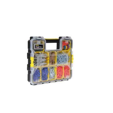 Органайзер професійний FATMAX SHALLOW PRO METAL LATCH, вологозахисний, розмірами 446x74x357 мм STANLEY 1-97-517