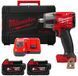 Гайковерт акумуляторний безщітковий MILWAUKEE 1/2" (881 Нм) M18 FMTIW2F12-502X, з фрикційним кільцем, (зарядний пристрій M12-18