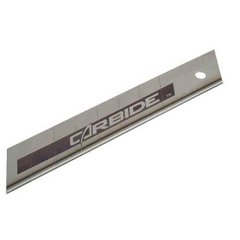 Лезвия запасные Carbide шириной 18 мм с отламывающимися сегментами для ножей с выдвижными лезвиями, 5 штук STANLEY STHT0-11818