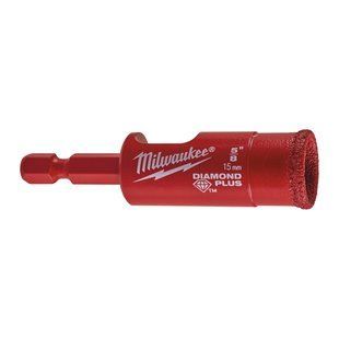 Коронка алмазна Diamond Plus MILWAUKEE, &Oslash;15мм (з хвостовиком)