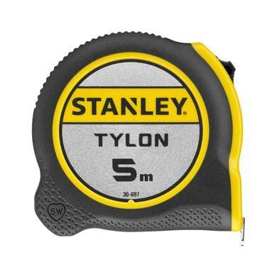 Рулетка вимірювальна Tylon &trade; довжиною 5 м, шириною 19 мм, в пластмасовому корпусі STANLEY 0-30-697