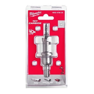 Коронка Holesaw TCT MILWAUKEE, &Oslash;19мм