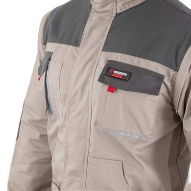 Куртка робоча 2 в 1, 100% бавовна, щільність 180 г / м2, M INTERTOOL SP-3032